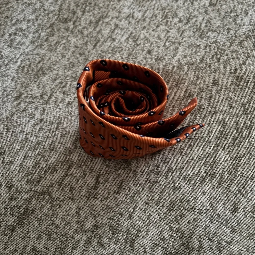 Kids Orange Talbots Silk Tie